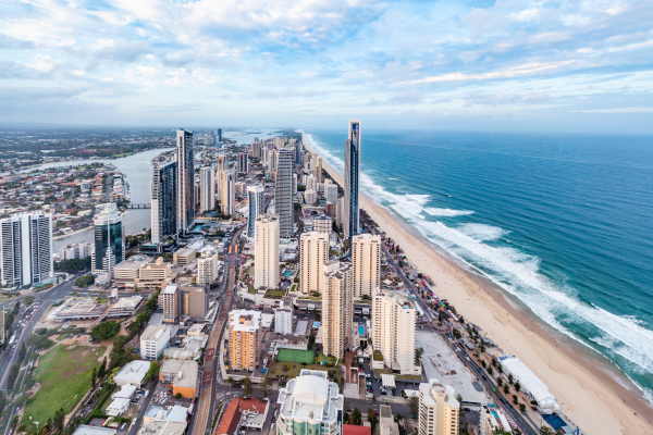 Surfers Paradise in Gold Coast is the main attraction of the city.
